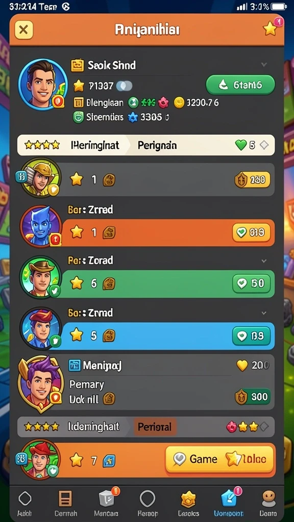 Sistem item yang beragam untuk meningkatkan permainan.