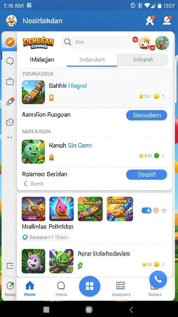 Screenshot menunjukkan karakter utama dalam aksi.