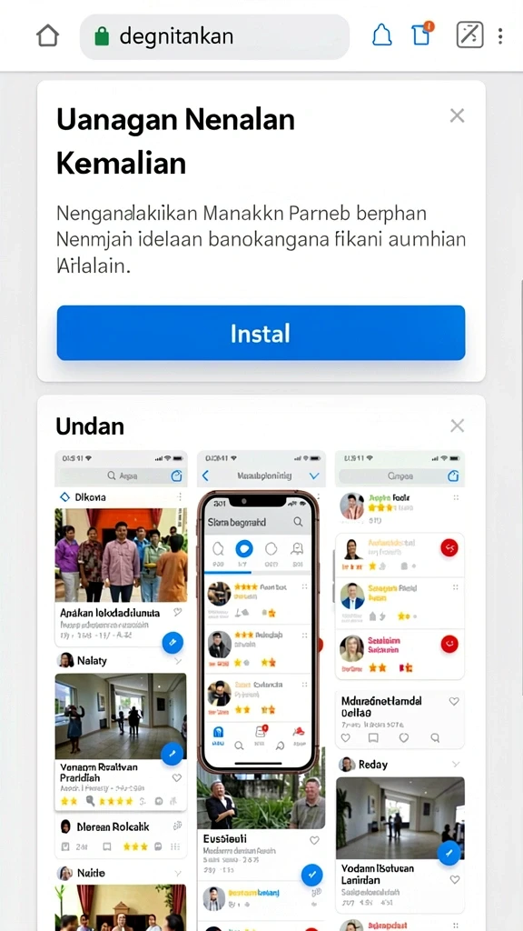 Tampilan antarmuka pengguna yang sederhana dan menarik.