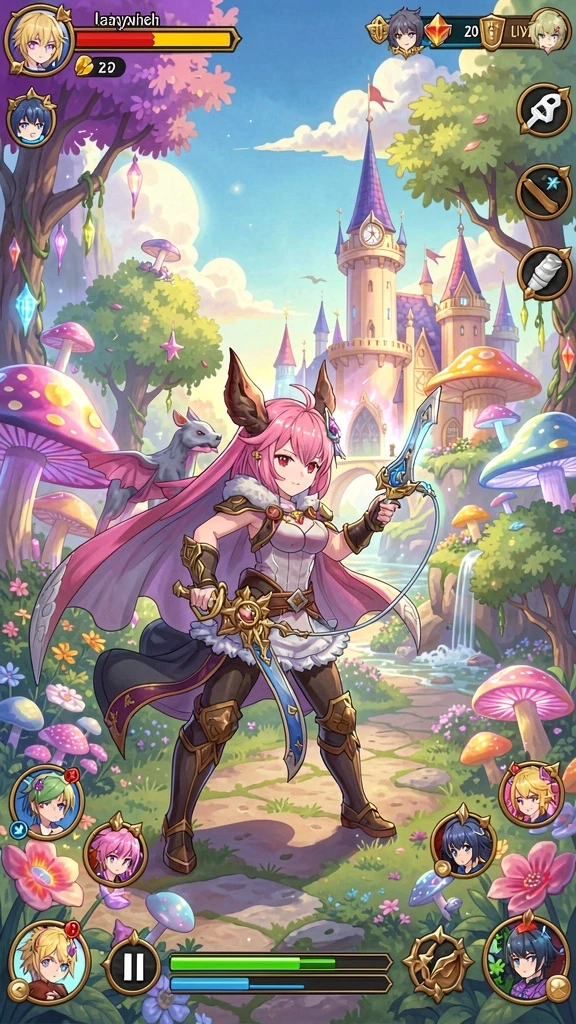 Berbagai mini-game yang bisa dipilih dan dimainkan.