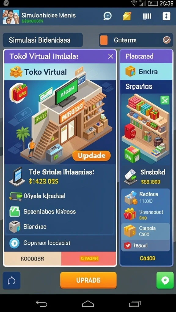 Fitur multiplayer yang memungkinkan permainan bersama teman.