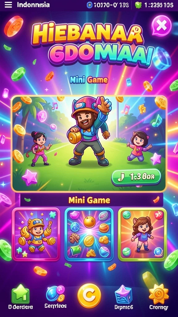 Screenshot mode permainan yang menunjukkan tantangan seru di BIGCOR78.