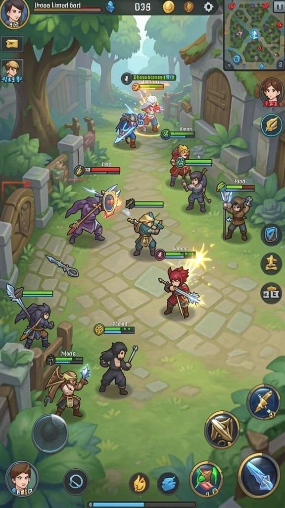 Screenshot dari level yang menantang dan seru.