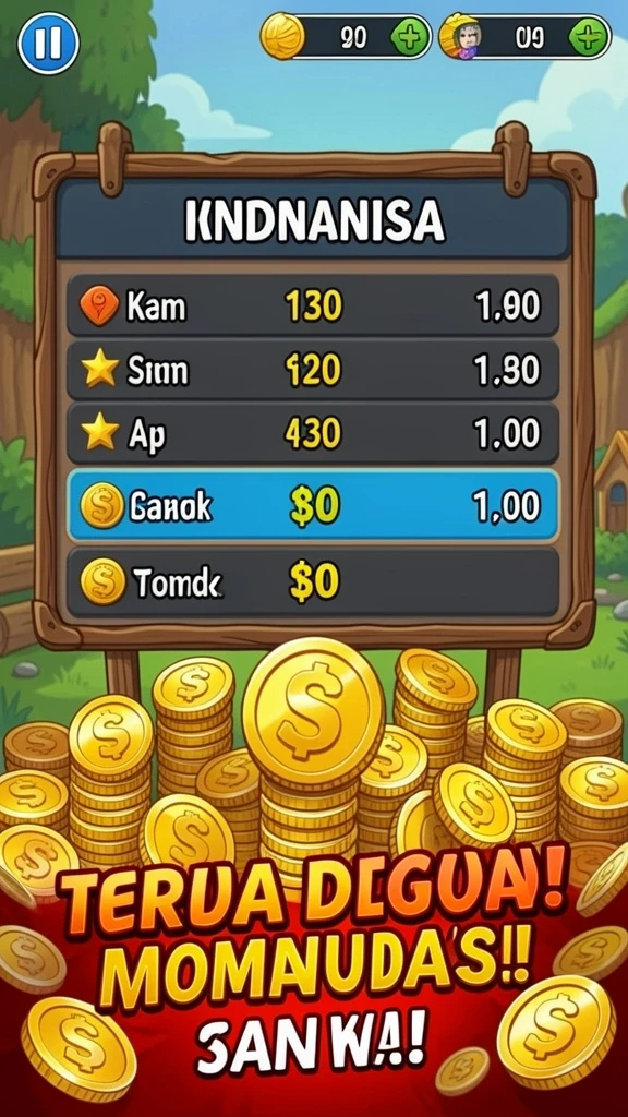 Tampilan antarmuka yang menarik dan modern.
