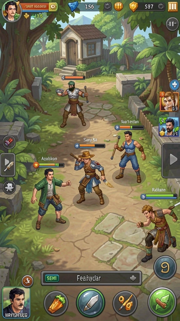 Gameplay yang dinamis dan interaktif.