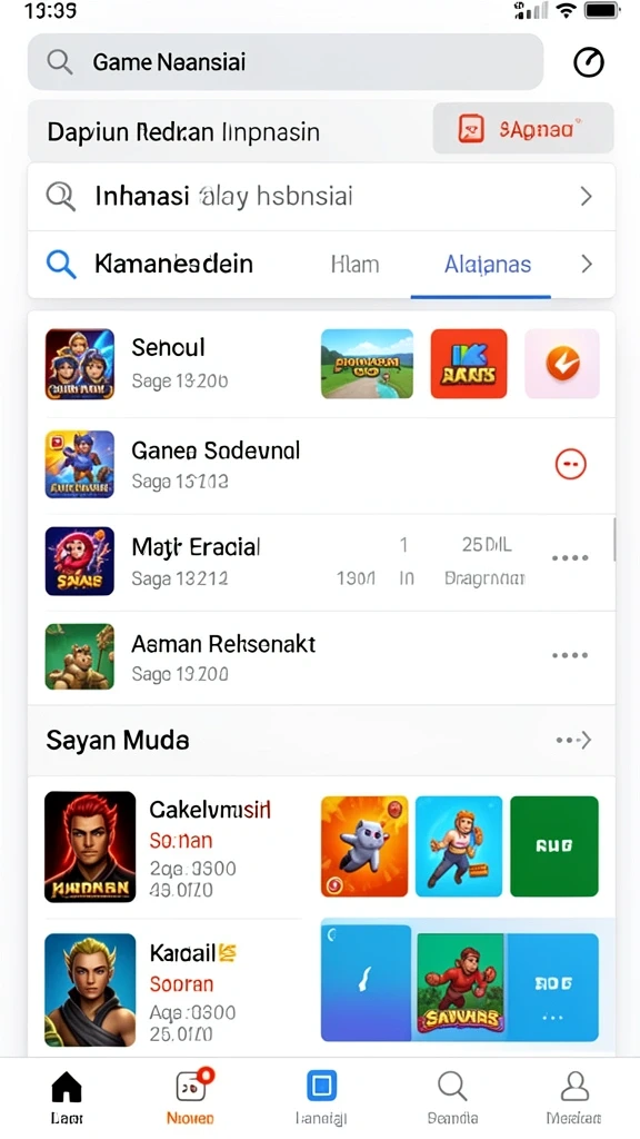 Beragam pilihan permainan slot yang menghibur.