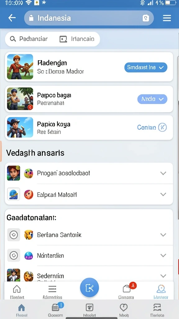 Menampilkan antarmuka permainan yang menarik dan intuitif.