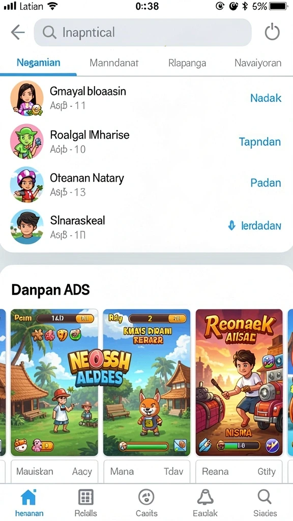 Tangkapan layar menampilkan pemilihan karakter yang beragam dan unik.