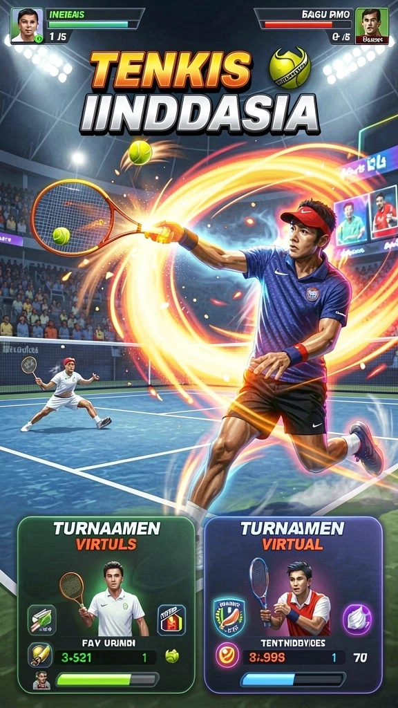 Pemain berpartisipasi dalam turnamen yang mendebarkan.