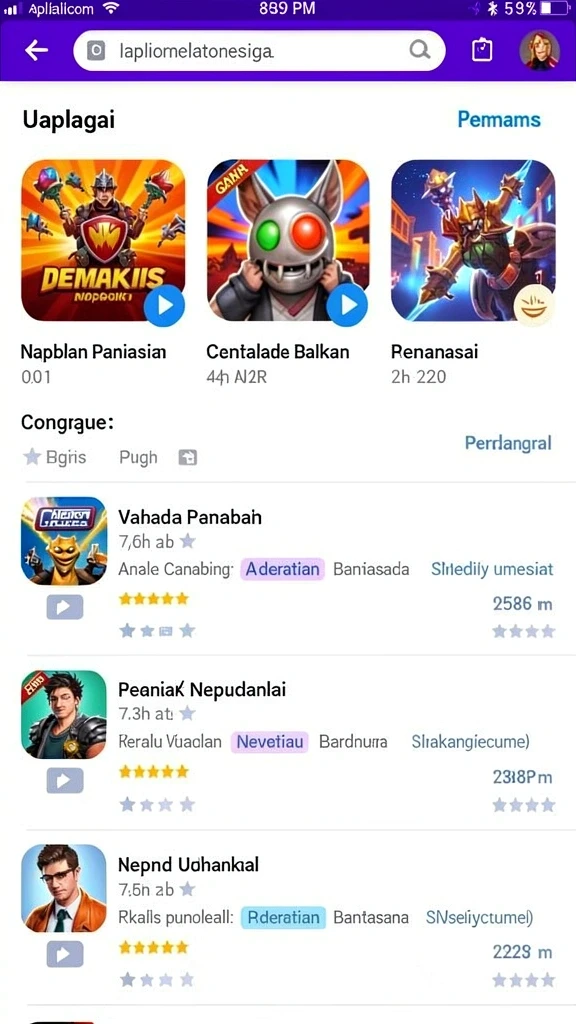 Tampilan grafis yang memukau dan menarik perhatian.