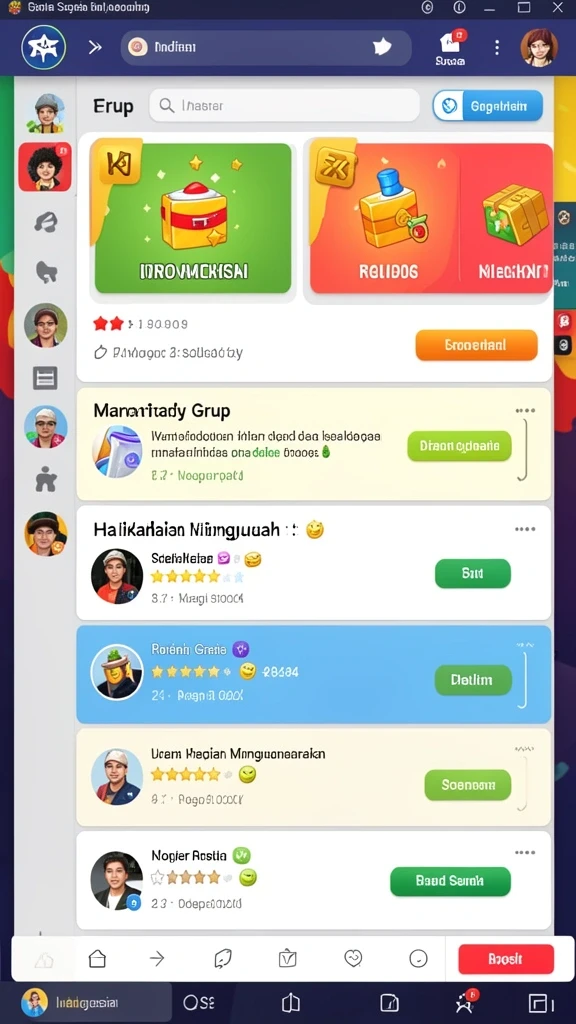 Beragam hadiah menarik untuk ditukarkan.