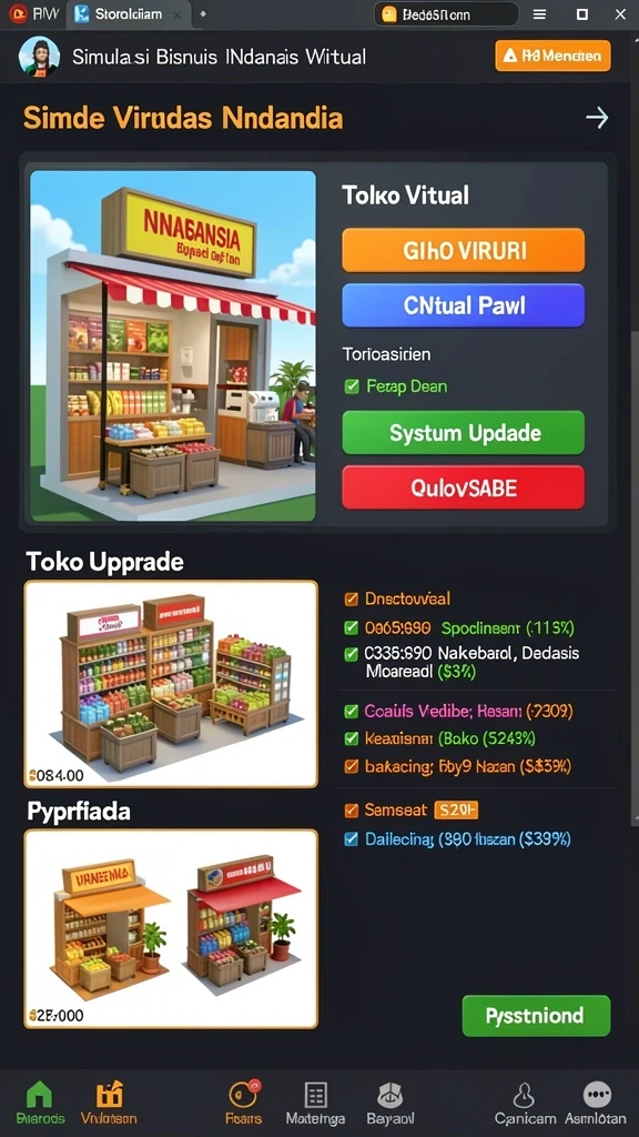 Tampilan antarmuka yang user-friendly.