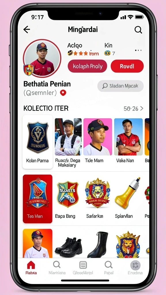 Karakter yang dapat disesuaikan dengan berbagai pilihan.