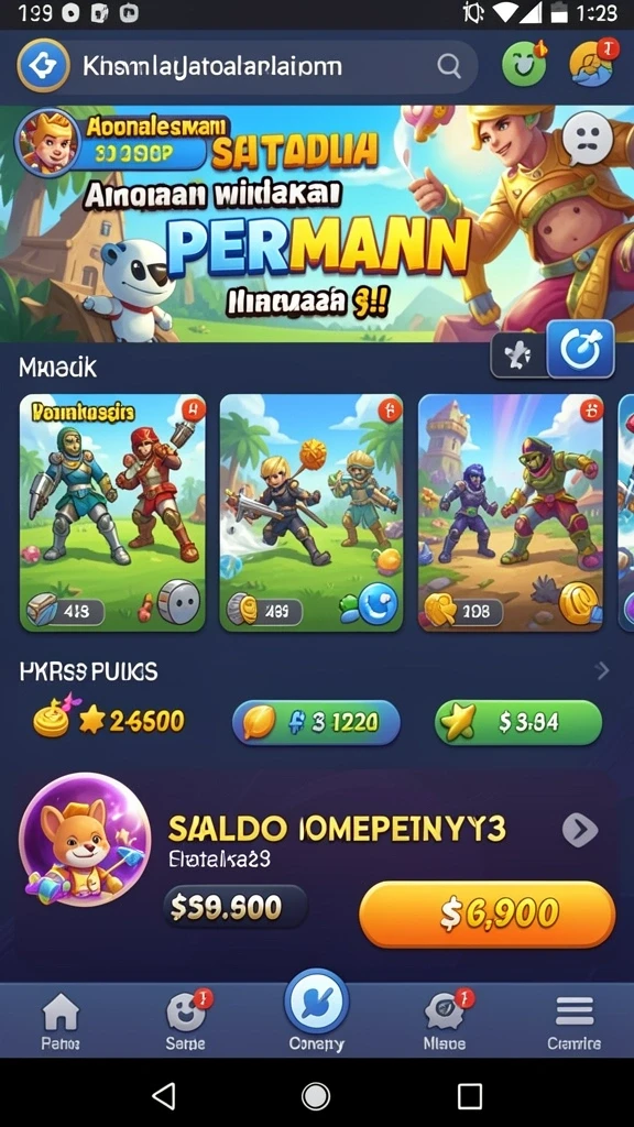 Tampilan dashboard keuangan yang intuitif.
