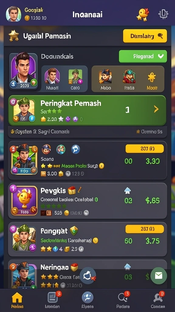 Sistem level yang menantang dan seru.
