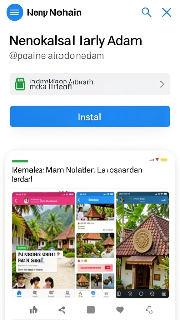 Tampilan menu utama KOITOTO yang menarik dan mudah dinavigasi.