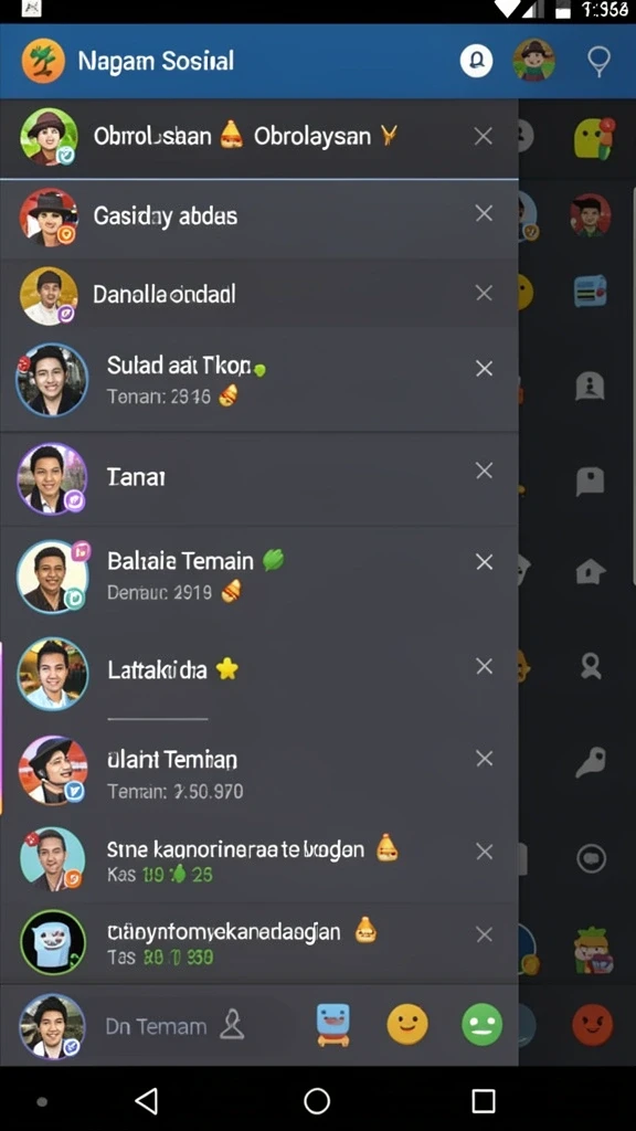 Gambar tampilan karakter yang bisa dikustomisasi sesuai keinginan pemain.
