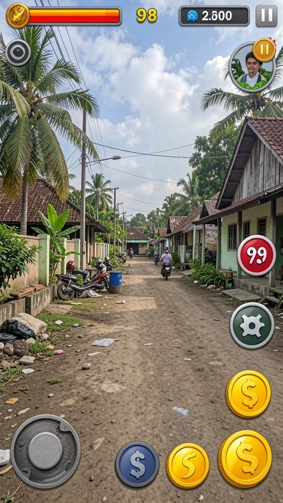 Tampilan antarmuka yang sederhana dan intuitif.