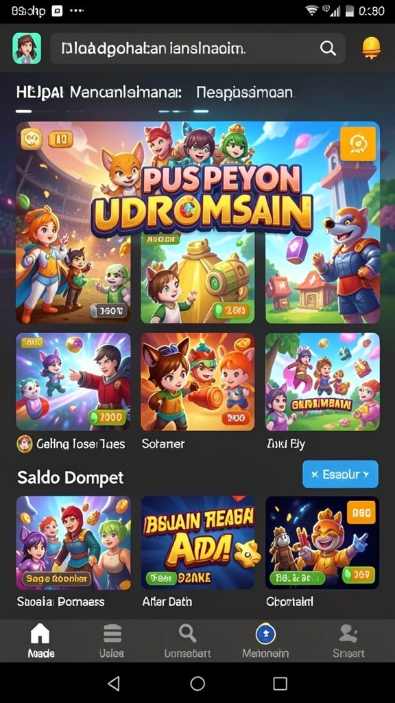 Screenshot fitur bonus menarik di permainan slot.
