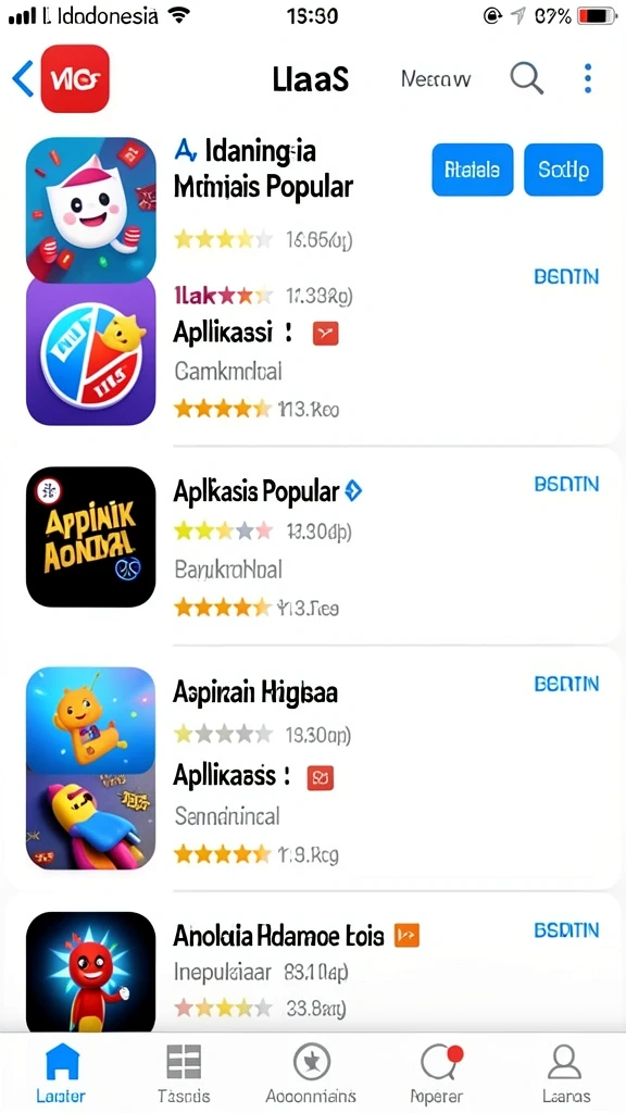 Tampilan antarmuka yang user-friendly dan intuitif.