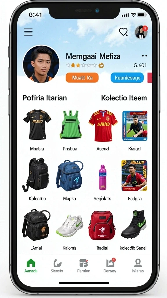 Tampilan antarmuka yang mudah digunakan dan menarik.