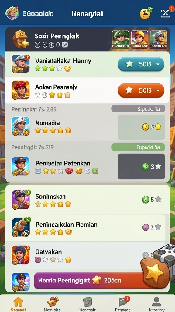 Mode multiplayer yang seru dan interaktif.