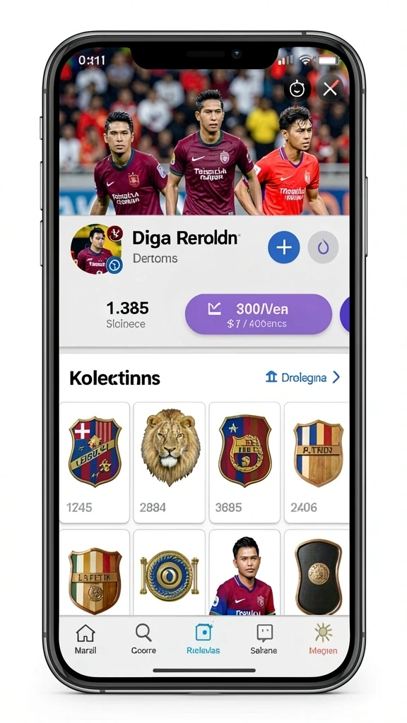 Tampilan menu utama yang menarik dan intuitif.