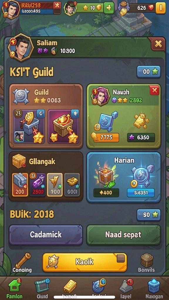 Screenshot menampilkan karakter utama dalam aksi.