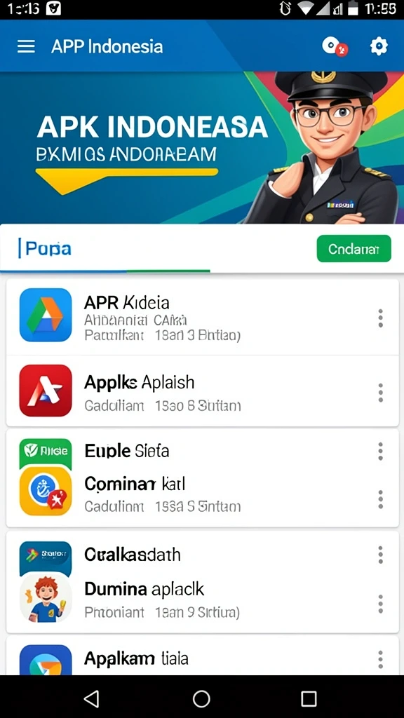 Tampilan awal permainan yang menarik dan responsif.
