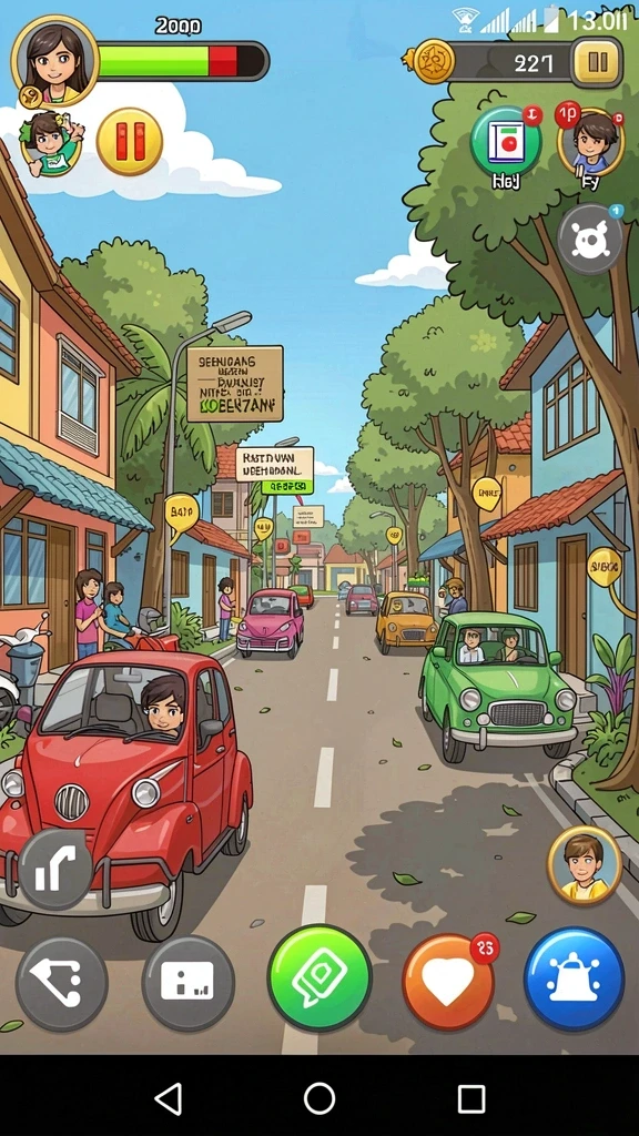 Karakter yang dapat disesuaikan sesuai keinginan pemain.