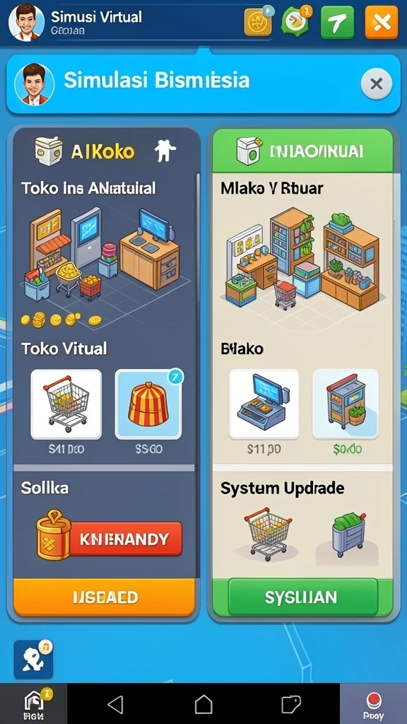Tampilan antarmuka yang intuitif dan ramah pengguna.