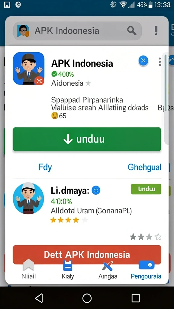 Tampilan awal yang menarik dan intuitif.