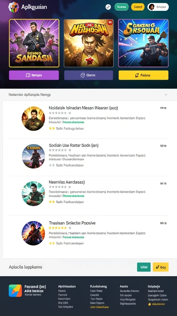 Mode permainan yang seru dan menantang.