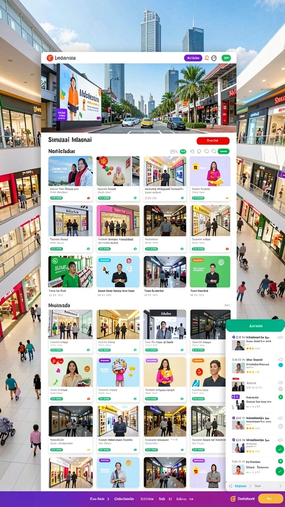 Tampilan antarmuka yang user-friendly.