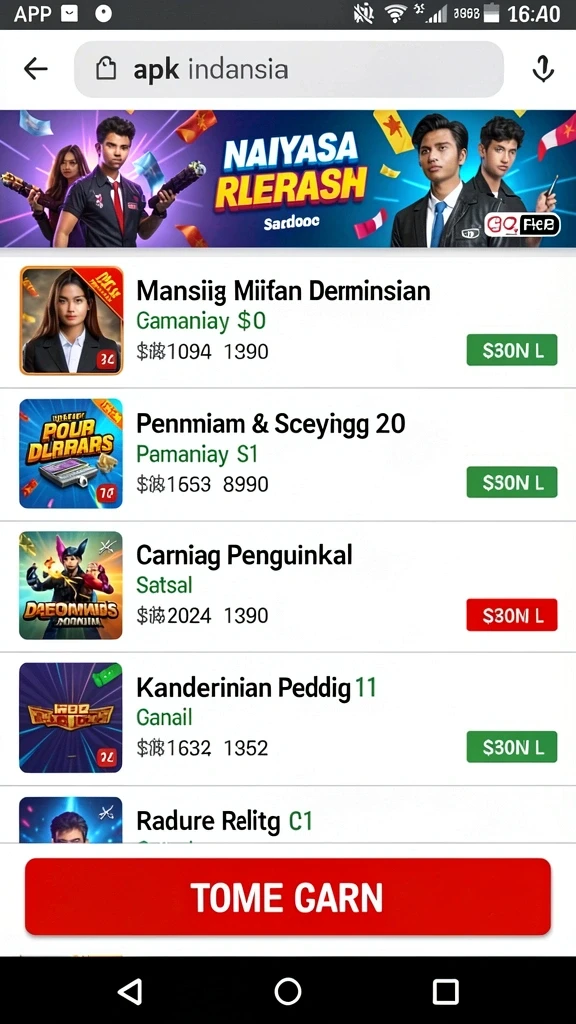 Fitur karakter unik yang siap dimainkan.