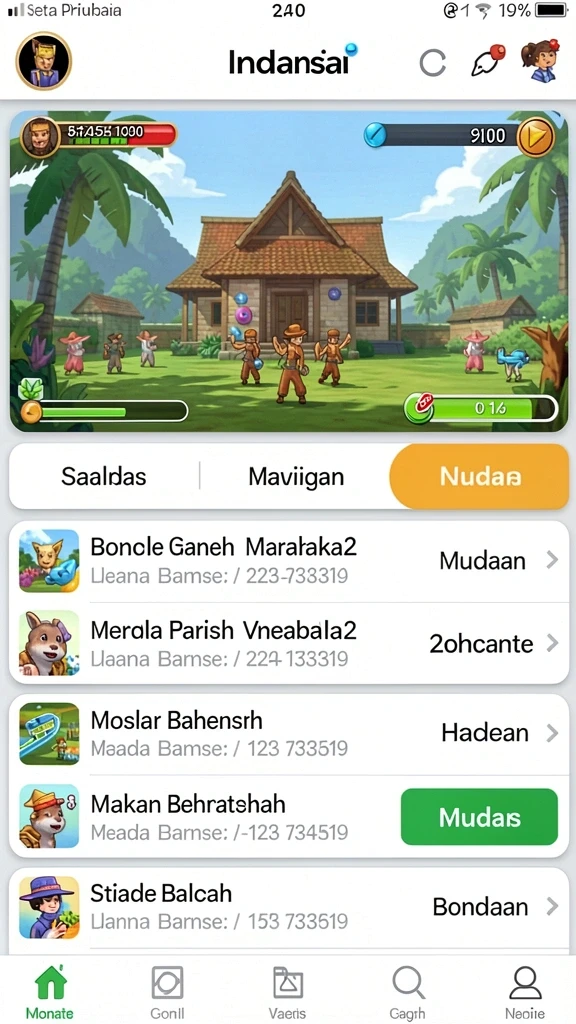 Tangkapan layar menampilkan petualangan epik di lokasi menakjubkan.