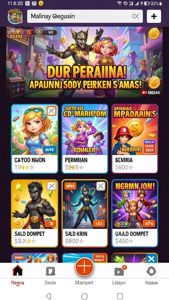Tampilan antarmuka yang ramah pengguna.